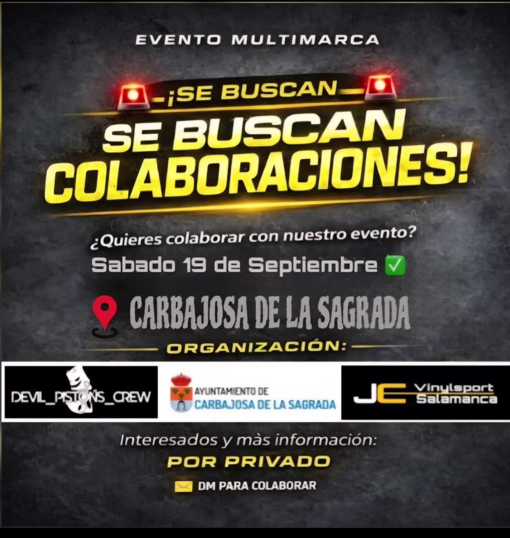 Evento Multimarca Carbajosa de la Sagrada - 19 Septiembre 2026